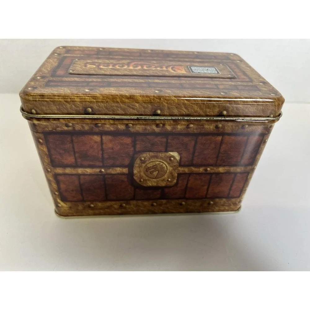 2002 Mega Bloks Dragons War Chest Tin Set‎ 1 Tin Only Empty
